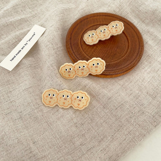 Biscuit Hair Clip - 1 Pc