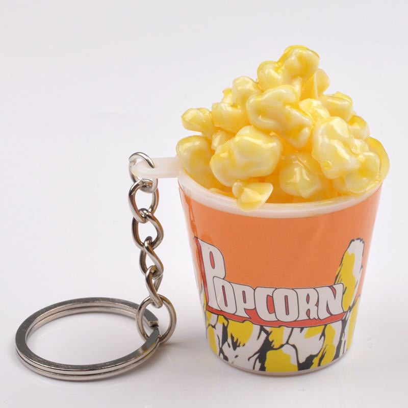Clearance Popcorn Keychain