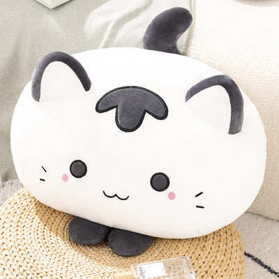 Cappuccino Cat Stuffed Pillow