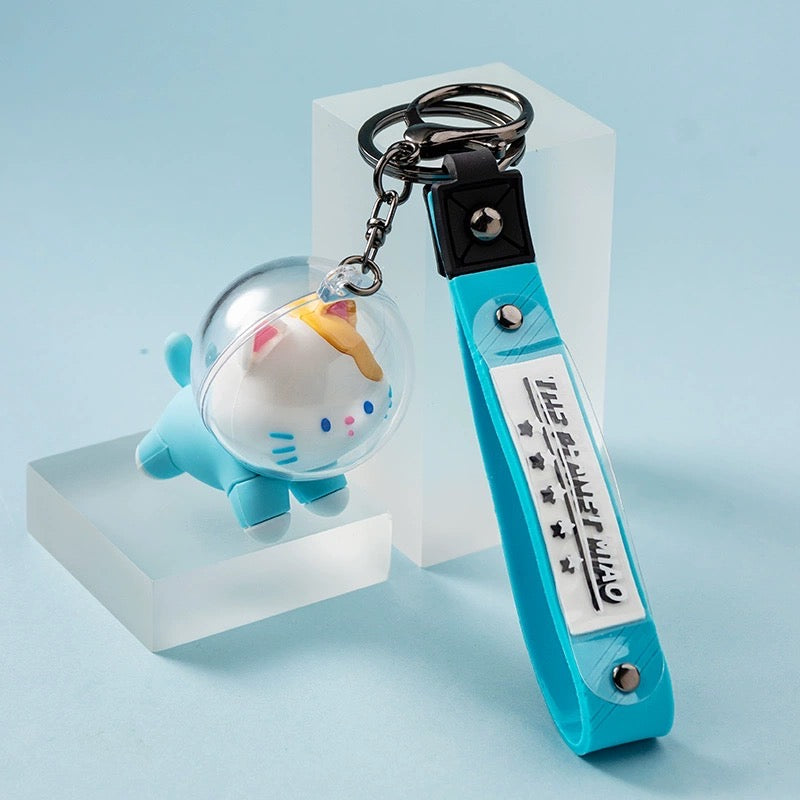 Space Cat Keychain