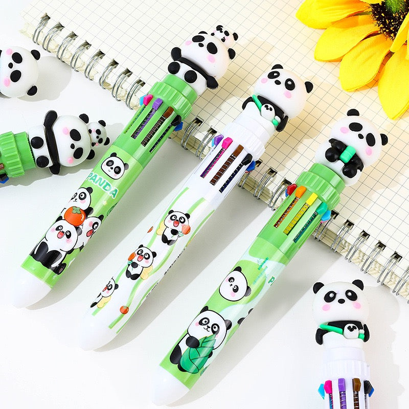 Panda 10 colours Pen