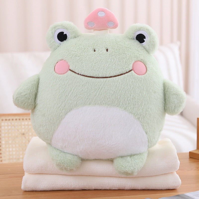 Froggy Stuffed Pillow