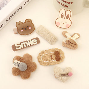 Clearance Teddy Bunny Clips Set