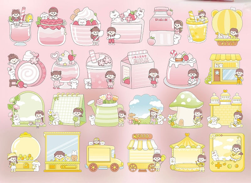 Cute Stickers - 100 pc