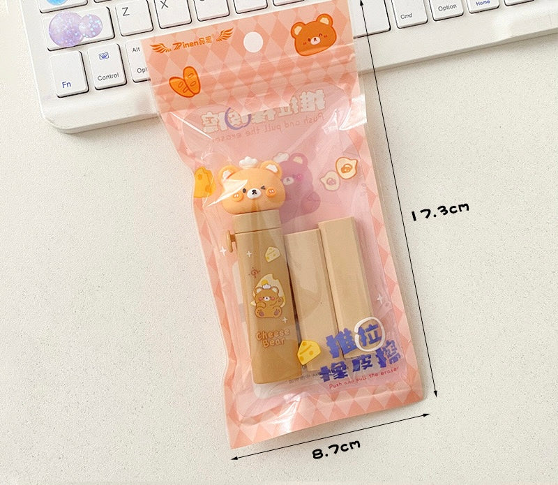Cute Mechanical Eraser Set