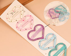 Heart Hair Clips