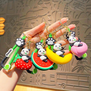 Fruit Panda Keychain