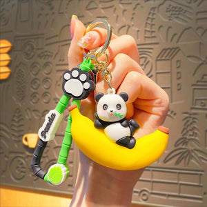 Fruit Panda Keychain