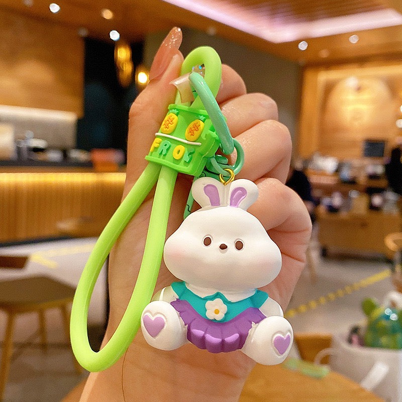 Chubby Bunny Keychain
