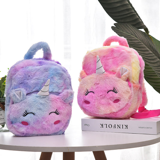 Unicorn Fluffy Backpack