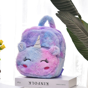 Unicorn Fluffy Backpack