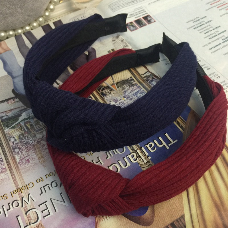 Colour Headband - Navy