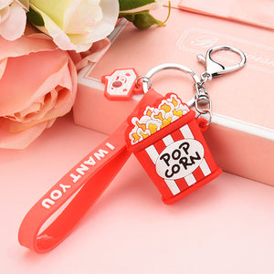 Popcorn Keychain