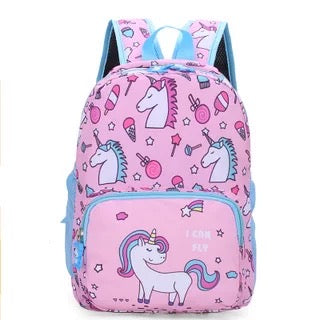 Hua Hua Unicorn Kids Backpack - Pink