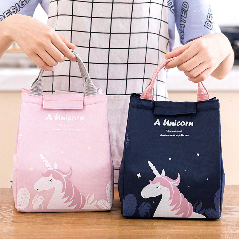 Unicorn Lunch Bag - Navy