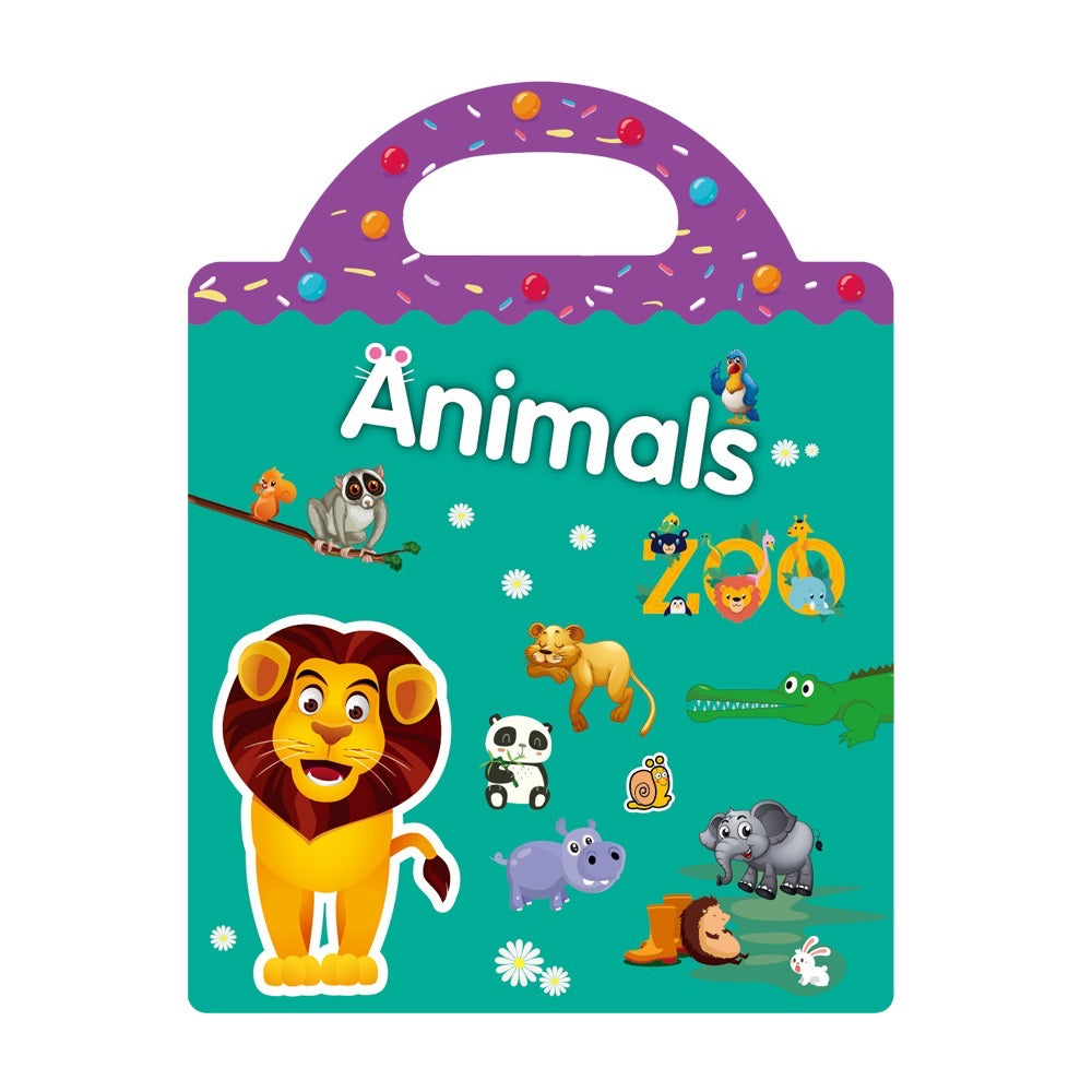 Reusable Stickers Educational Book