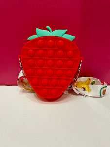 Strawberry Pop It Purse