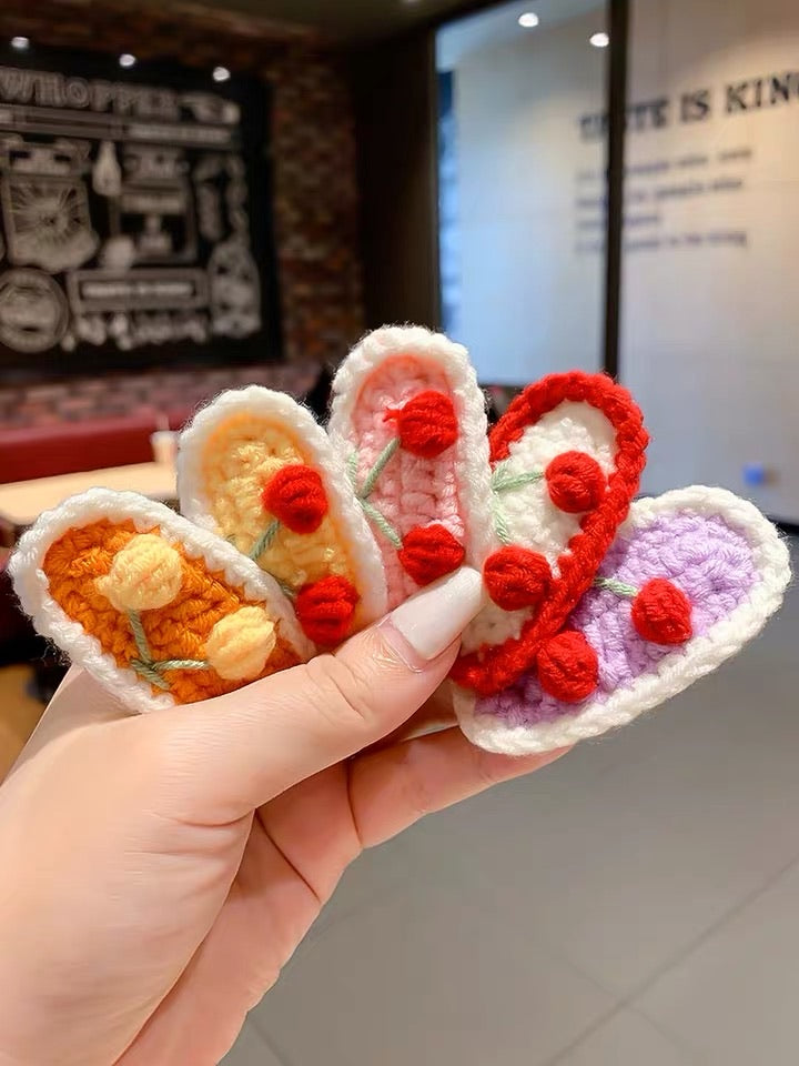 Cherry Snow Hair Clip